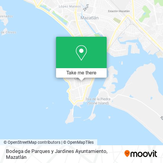 Mapa de Bodega de Parques y Jardines Ayuntamiento