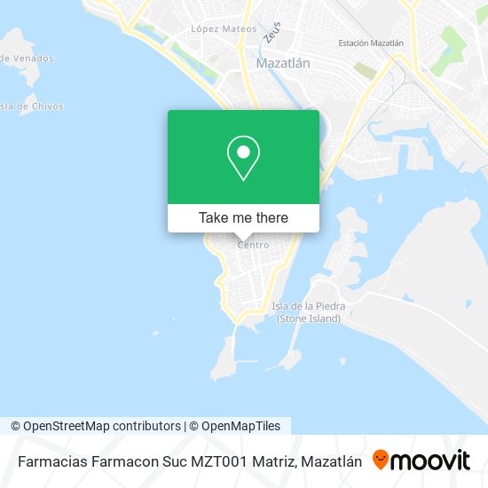 Farmacias Farmacon Suc MZT001 Matriz map