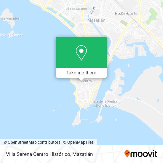 Mapa de Villa Serena Centro Histórico
