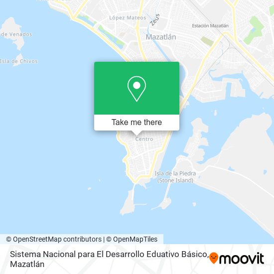 Sistema Nacional para El Desarrollo Eduativo Básico map