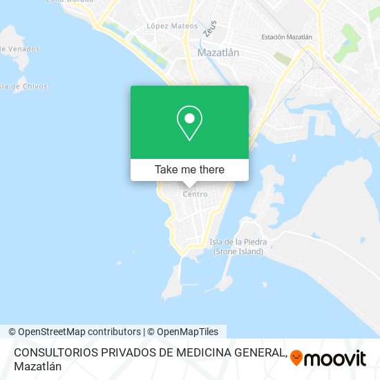 Mapa de CONSULTORIOS PRIVADOS DE MEDICINA GENERAL