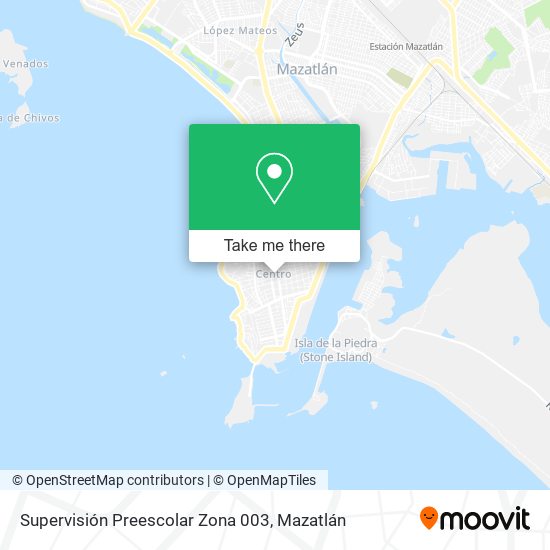 Supervisión Preescolar Zona 003 map