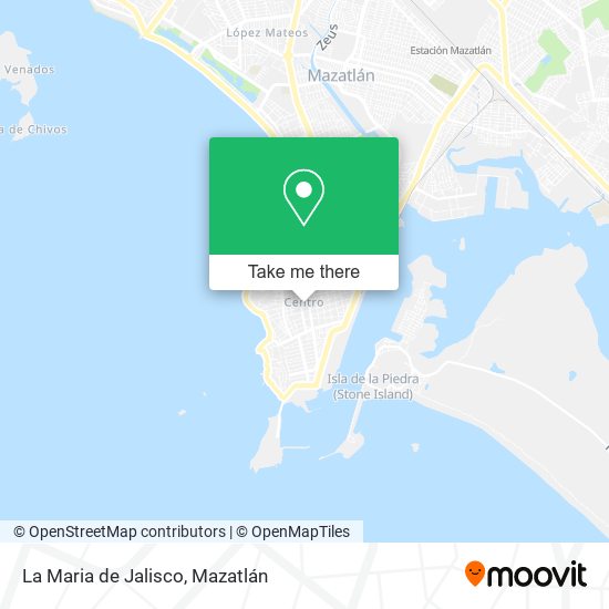 La Maria de Jalisco map