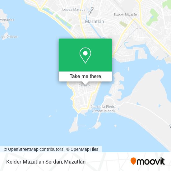 Mapa de Kelder Mazatlan Serdan