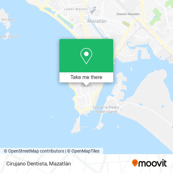 Mapa de Cirujano Dentista