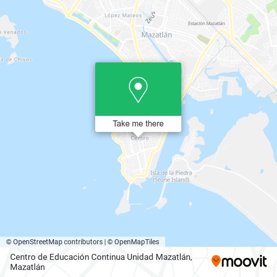 Centro de Educación Continua Unidad Mazatlán map