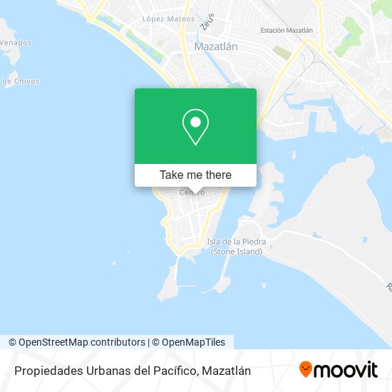 Propiedades Urbanas del Pacífico map