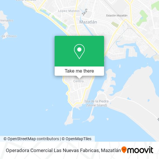 Operadora Comercial Las Nuevas Fabricas map