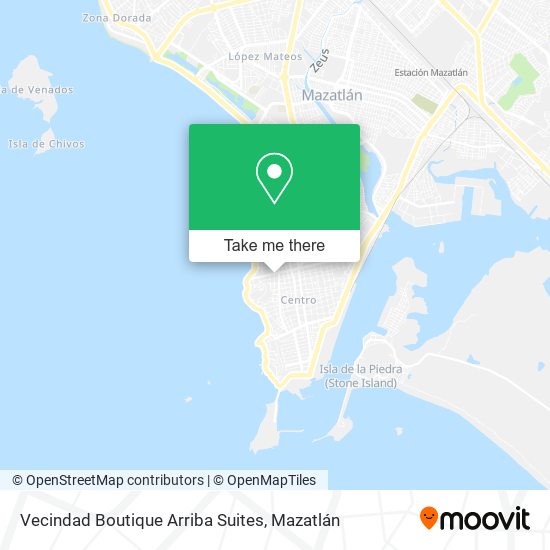 Vecindad Boutique Arriba Suites map
