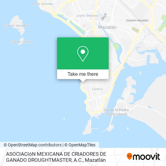 ASOCIACIóN MEXICANA DE CRIADORES DE GANADO DROUGHTMASTER, A.C. map