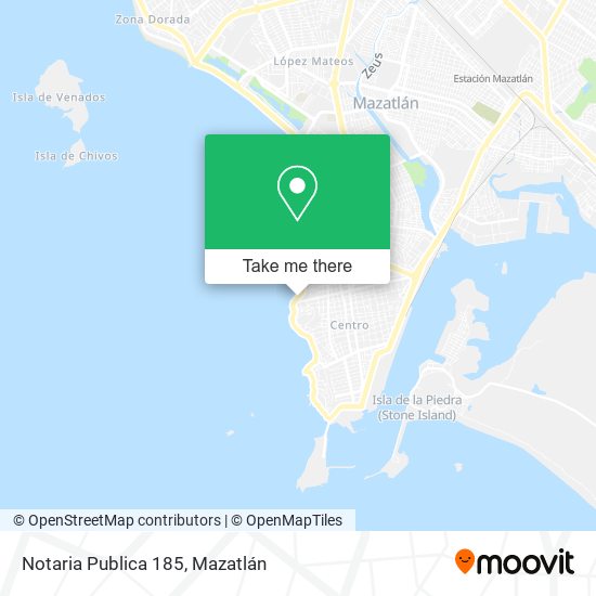 Notaria Publica 185 map