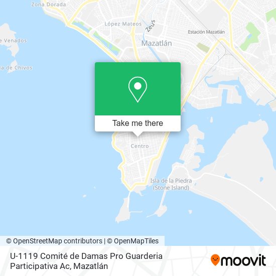 U-1119 Comité de Damas Pro Guarderia Participativa Ac map