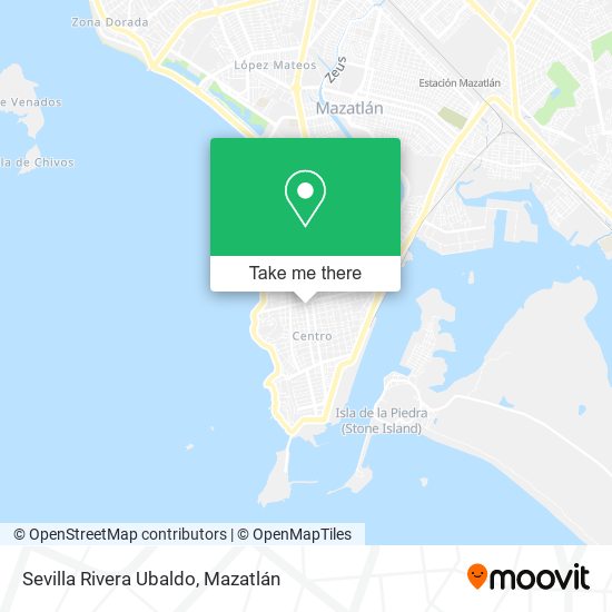 Sevilla Rivera Ubaldo map