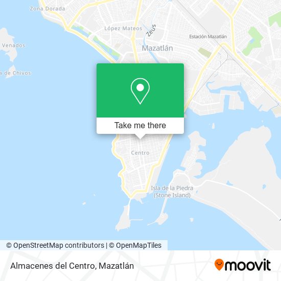 Almacenes del Centro map