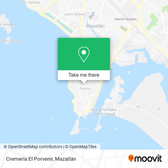 Mapa de Cremeria El Porvenir