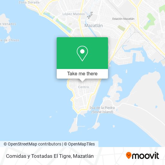 Comidas y Tostadas El Tigre map