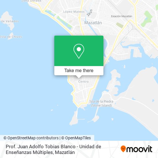Prof. Juan Adolfo Tobias Blanco - Unidad de Enseñanzas Múltiples map