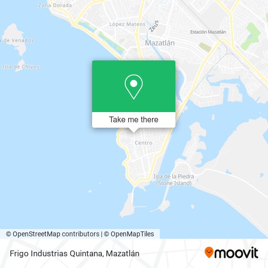 Mapa de Frigo Industrias Quintana