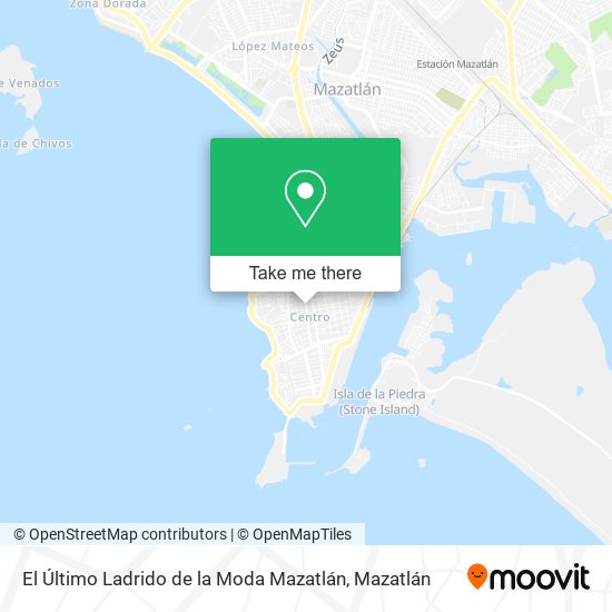 Mapa de El Último Ladrido de la Moda Mazatlán