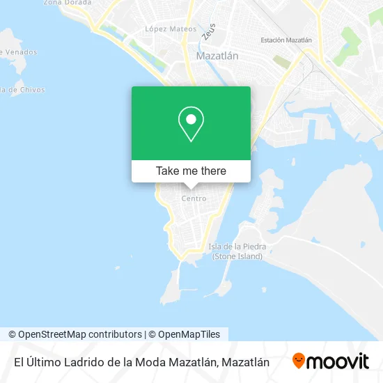 El Último Ladrido de la Moda Mazatlán map