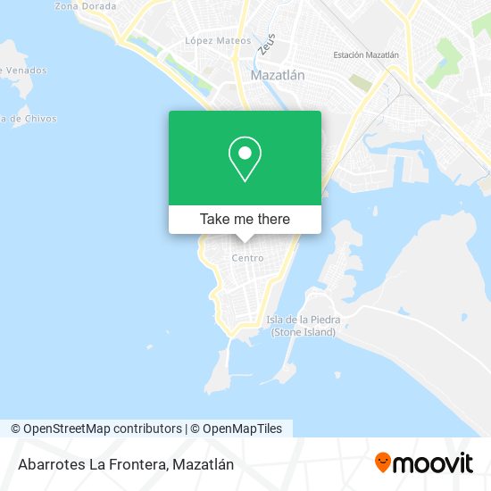 Abarrotes La Frontera map