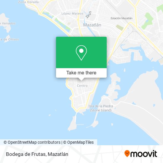 Bodega de Frutas map