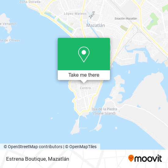 Estrena Boutique map