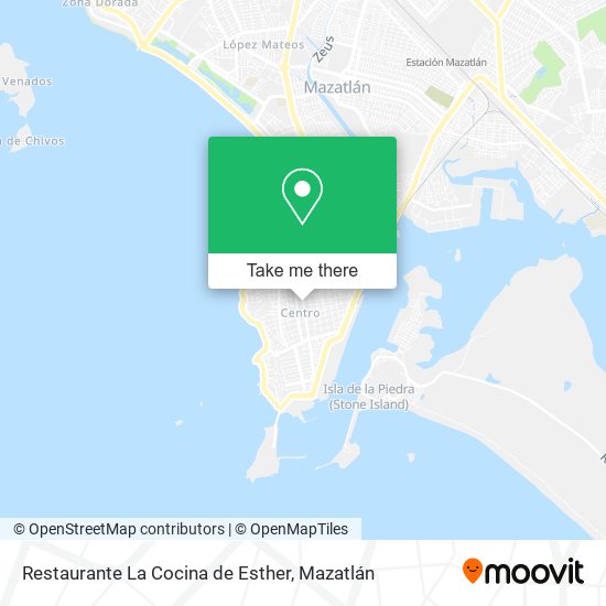 Restaurante La Cocina de Esther map