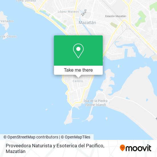 Proveedora Naturista y Esoterica del Pacífico map