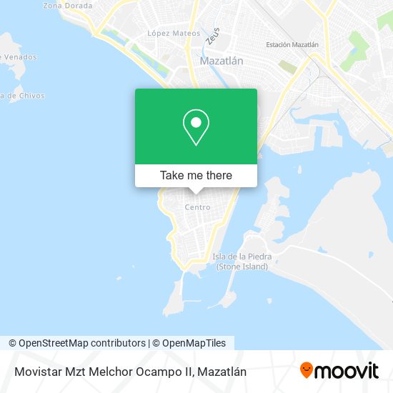 Mapa de Movistar Mzt Melchor Ocampo II