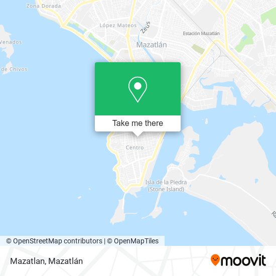 Mazatlan map