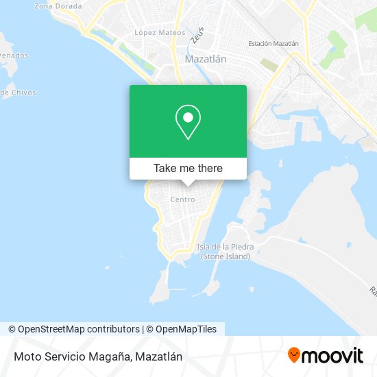 Moto Servicio Magaña map