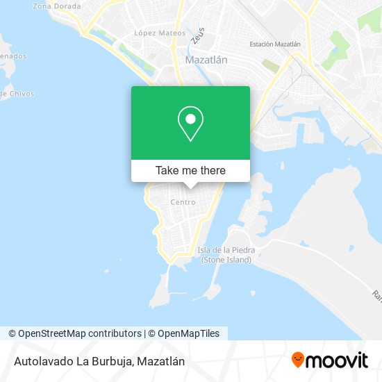 Mapa de Autolavado La Burbuja