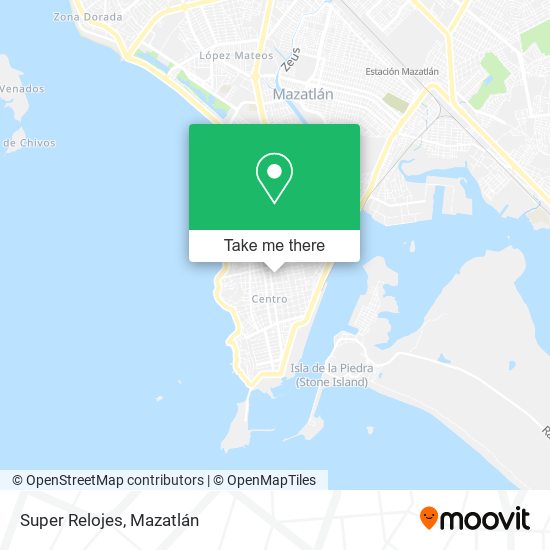 Mapa de Super Relojes