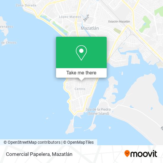 Comercial Papelera map