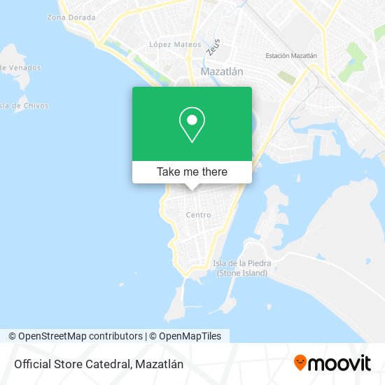 Official Store Catedral map