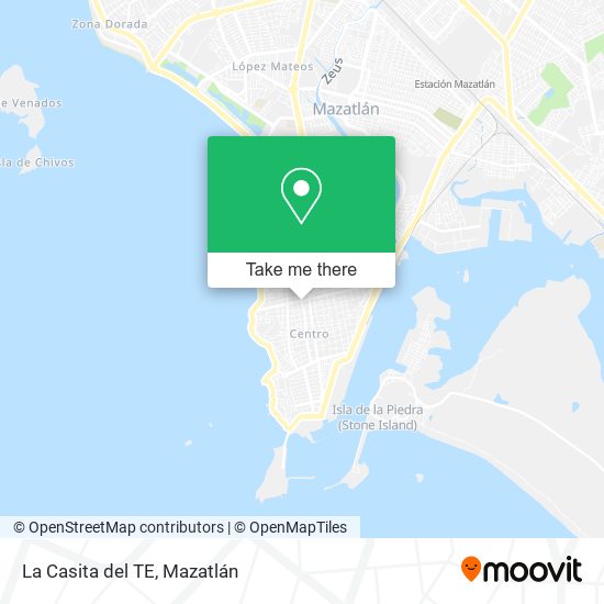 La Casita del TE map