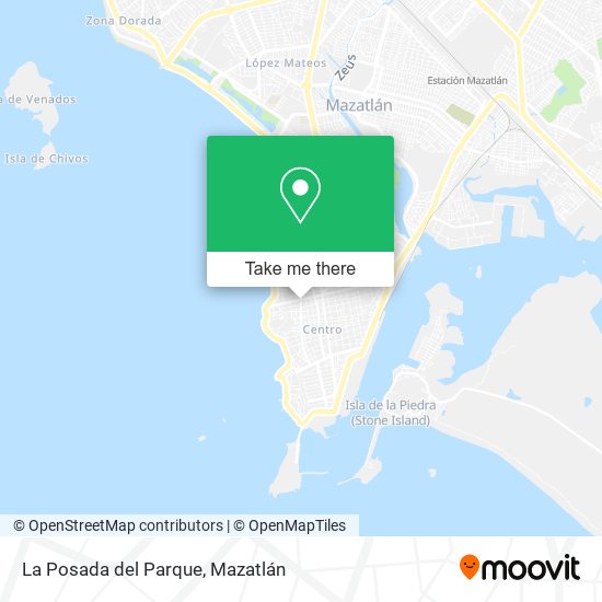 La Posada del Parque map