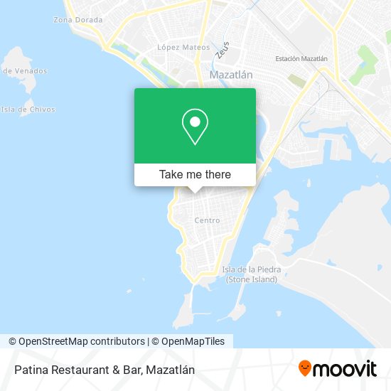 Patina Restaurant & Bar map