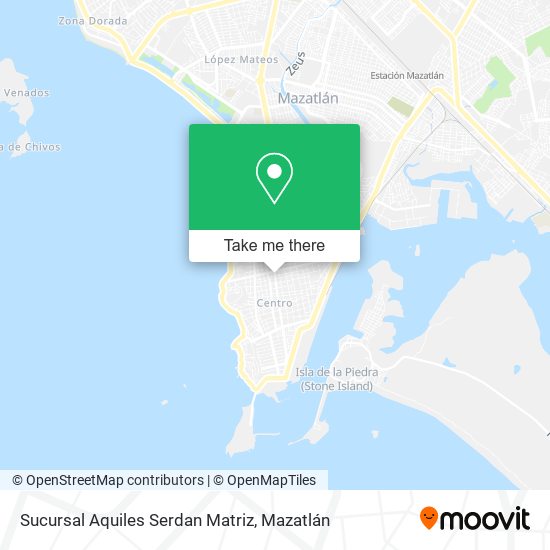 Sucursal Aquiles Serdan Matriz map