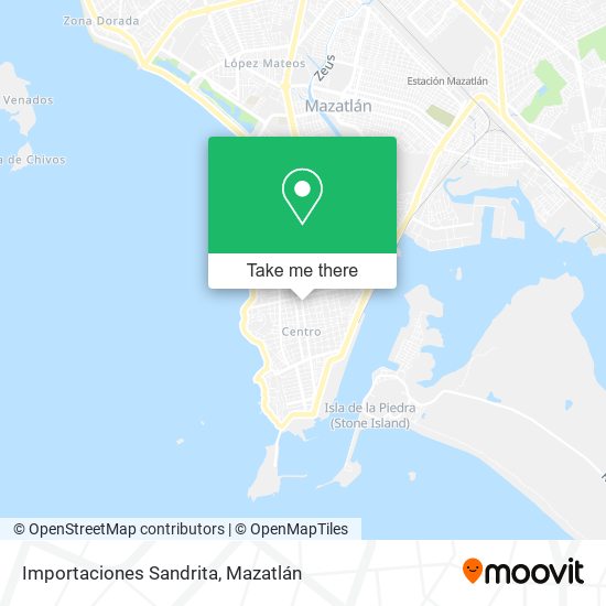 Importaciones Sandrita map