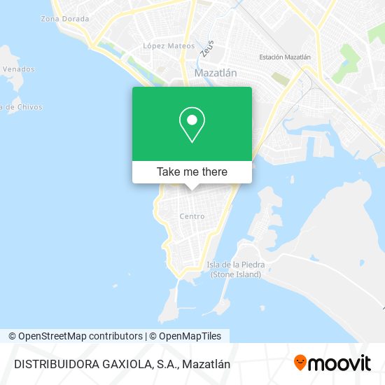 DISTRIBUIDORA GAXIOLA, S.A. map