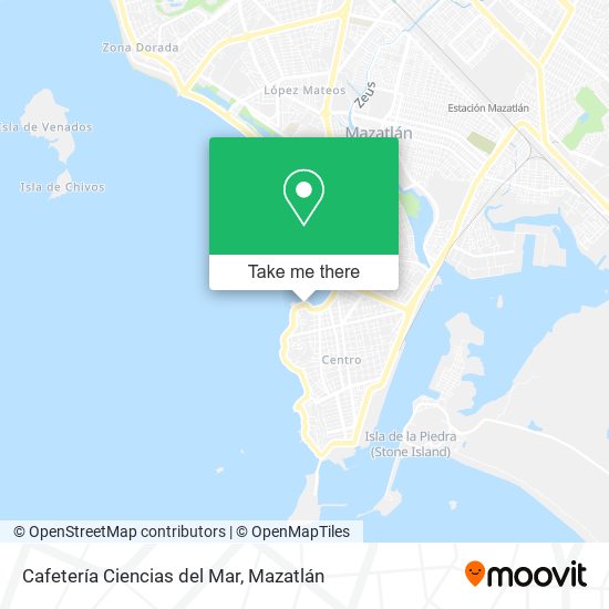 Cafetería Ciencias del Mar map