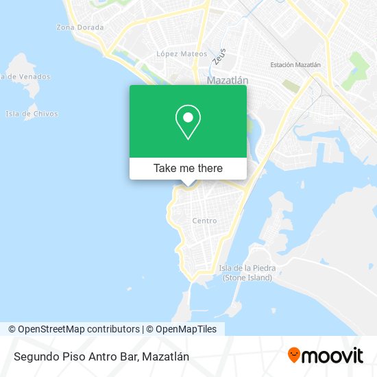 Segundo Piso Antro Bar map