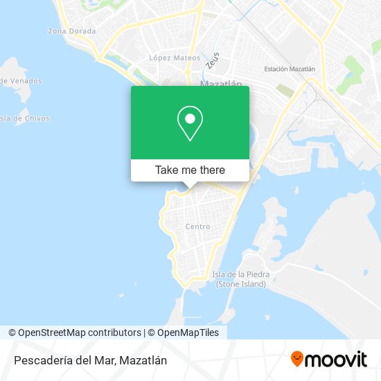 Pescadería del Mar map