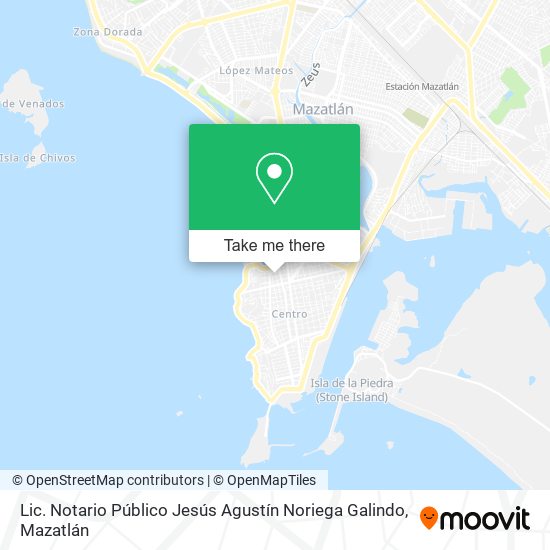 Lic. Notario Público Jesús Agustín Noriega Galindo map