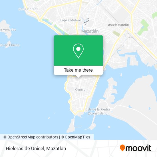 Hieleras de Unicel map