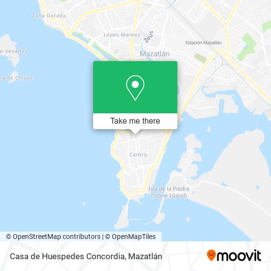 Casa de Huespedes Concordia map