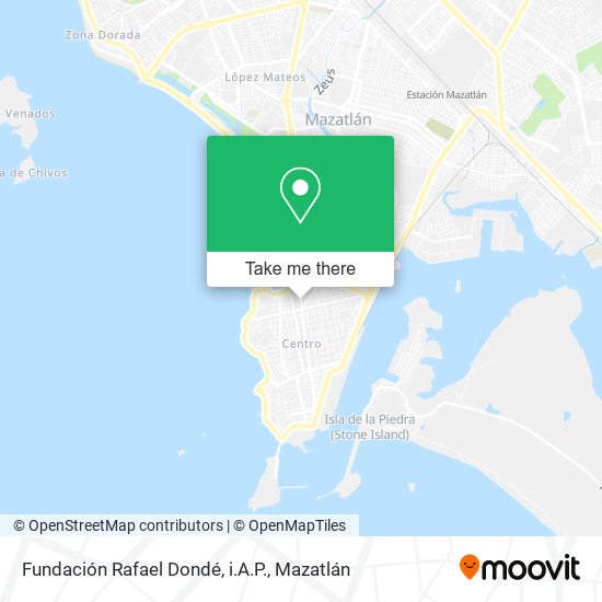 Mapa de Fundación Rafael Dondé, i.A.P.