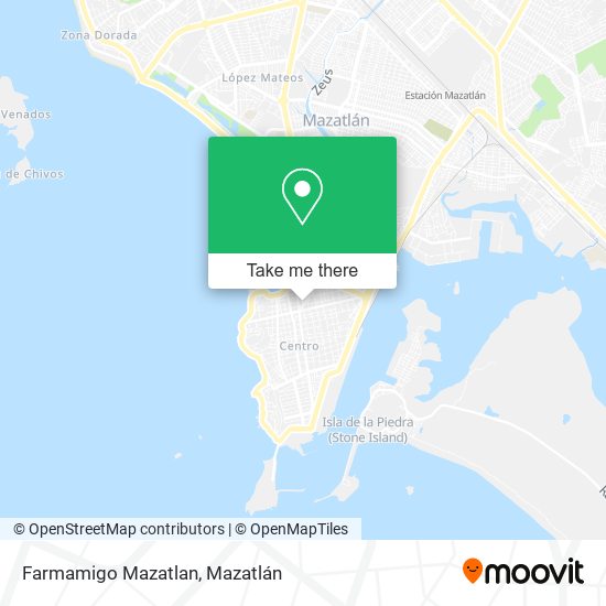 Mapa de Farmamigo Mazatlan